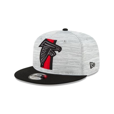 Black Atlanta Falcons Hat - New Era NFL Official NFL Training 9FIFTY Snapback Caps USA9680345